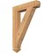 Ekena Millwork Traditional Arts & Crafts Smooth Bracket, Western Red Cedar, 3 1/2"W x 20"D x 28"H BKT04X20X28TRA03SWR - alternate 1